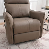 Brown Rocking Recliner Rocking Chair - 360 Degree Swivel