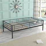 Metal Twin over Twin Bunk Bed with Trundle