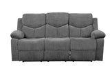 Sofa (recling) Gray Chenille