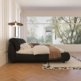 King Size Upholstered Platform Bed