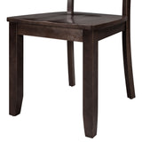 3-Piece Wood Drop Leaf Breakfast Nook Dining Table Set