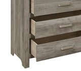 Transitional Aesthetic Weathered Gray Finish Chest