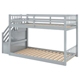 Twin over Twin Floor Bunk Bed