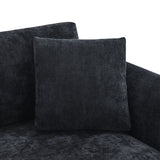 Sectional Sofa,L-shaped Luxury Couch Set with 2 Free pillows,4-seat Chenille