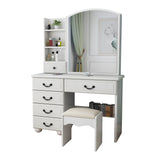 Fashion Vanity Desk with Mirror and Lights for Makeup