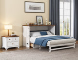 Queen Murphy Bed and Nightstand