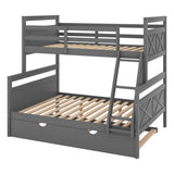 Twin over Full Bunk Bed with Ladder