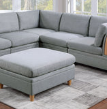 Grey Ottoman