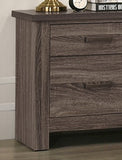 Natural Finish Striking Wooden Nightstand