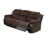 Brown Reclining Motion Sofa 1 pc