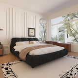 King Size Upholstered Platform Bed