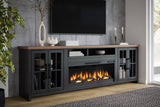 TV Stand Fireplace Console for TVs up to 100 inches, Minimal Assembly