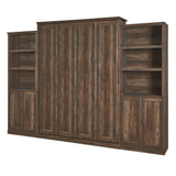 Queen Murphy Bed Brown