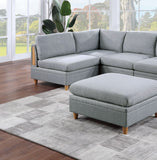 Grey Ottoman