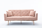 Pink Velvet Sofa