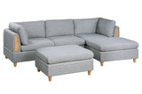 Grey Ottoman