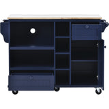 Dark blue Kitchen Island Cart