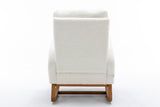 White rocking chair