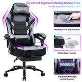 Grey gaming chair