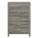 Transitional Aesthetic Weathered Gray Finish Chest