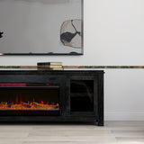 TV Stand Electric Fireplace for TVs up to 95 inches, Minimal Assembly