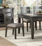 Gray Finish 7pc Dining Set Table