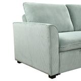 Sleeper Sofa Bed, Modern Fabric Loveseat Futon Sofa Couch w/Pullout Bed