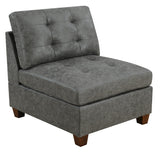 Gray Sectional 7pc Couch Set