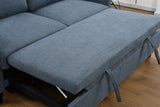 Queen Sleeper Sofa Bed, Modern Fabric Loveseat Futon Sofa Couch w/Pullout Bed,