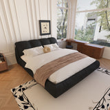 King Size Upholstered Platform Bed