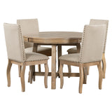 5-Piece Farmhouse Dining Table Set