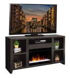 TV Stand Electric Fireplace for TVs up to 70 inches, Minimal Assembly