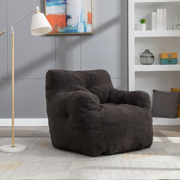 Soft Fabric Tufted Foam Bean Bag Chair