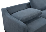 Queen Sleeper Sofa Bed, Modern Fabric Loveseat Futon Sofa Couch w/Pullout Bed,