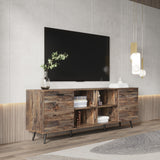 TV Stand Mid-Century Wood Modern Entertainment Center