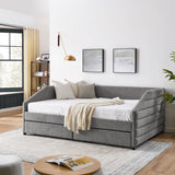 Queen Size Daybed with Two Drawer Trundle