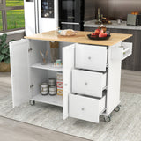 Rolling Mobile Kitchen Island Cart