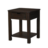 Flora 3 Piece Dark Brown Lift Top Coffee and End Table Set