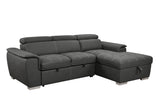 Sectional Sofa with Storage Chaise Bed