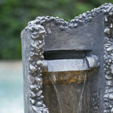 Large Contemporary Outdoor Water Fountain with Light Waterfall Fountain