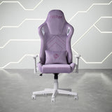 Techni Sport Purple Velvet Memory Foam Gaming Chair