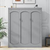 Queen Murphy Bed Grey