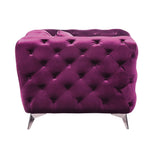 Sofa, Purple Fabric