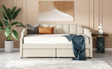 Twin Size Upholstered daybed with Drawers