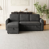 Sleeper Sofa, Sofa Bed - 2 in 1 Pull Out Sofa Bed with Storage Sofa, Sofa Sleeper with Pull Out Bed with Charging Port