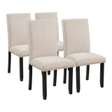 Faux Marble 5-Piece Dining Set