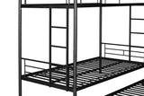 Metal Twin over Twin Bunk Bed with Trundle