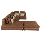 Brown Sectional Sofa Couch