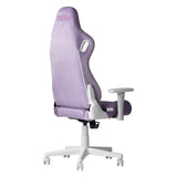 Techni Sport Purple Velvet Memory Foam Gaming Chair