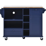 Dark blue Kitchen Island Cart